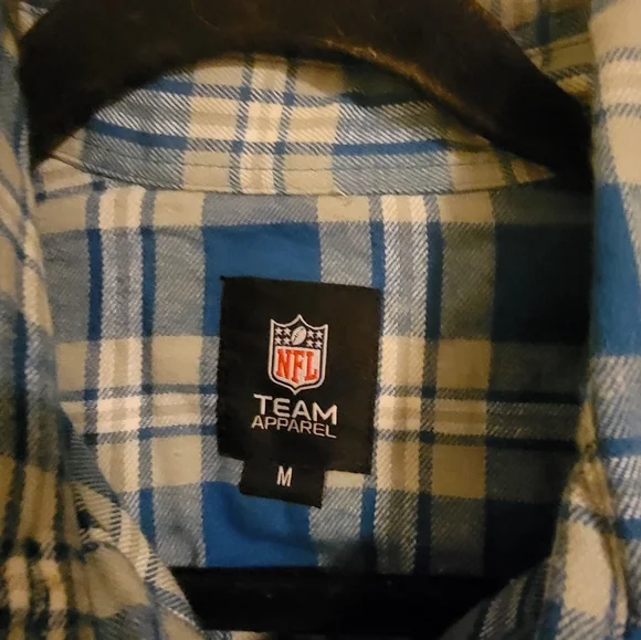 Women's Detroit Lions Wordmark Flannel Shirt - Picture 3 of 6